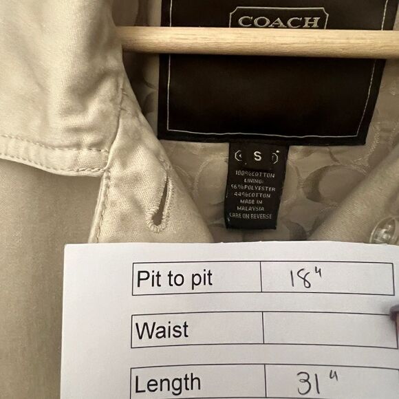 Coach 1941 Coat Nude - Picture 11 of 11